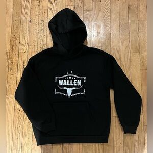 Women’s Cozy ‘WALLEN’ Black Hoodie S